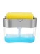Generic Soap Pump Dispenser And Sponge Holder For Kitchen Silver 10cm