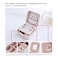Anself-Small Portable Travel Jewelry Box Organizer Storage Case for Rings Earrings Necklaces