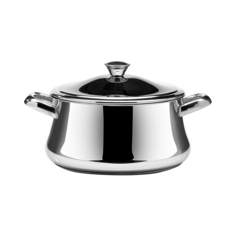 Zahran Stainless Steel Stewpot Set - 5  Pieces - Silver