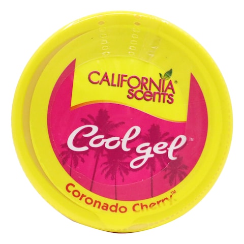 كاليفورنيا سينتس كورونادو شيري كول معطر الجو  جل  70 غرام -شفاف-