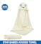 Star Babies - Microfiber Hooded Towel - White