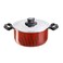 Tefal C3044685 Tempo Flamme Dutch Oven With Lid 26cm Black/Red