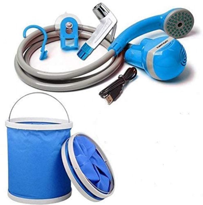 Rechargeable Camping Shower Battery Powered Portable Bidet Sprayer