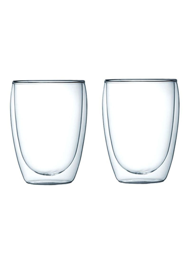 Generic 2-Piece Double Wall Glass Set Clear