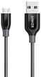 Anker 3Ft Powerline+ Micro Usb Nylon Braided Cable - Gray, A8142Ha1