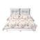 In House Le&oacute;n Velvet Bed Frame - Queen - 200x160 cm - White