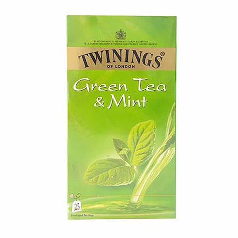 Twinings Mint Green Tea - 25 Tea Bags