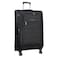 Cosmo Astra 8 Wheel Soft Luggage Trolley Black 80cm