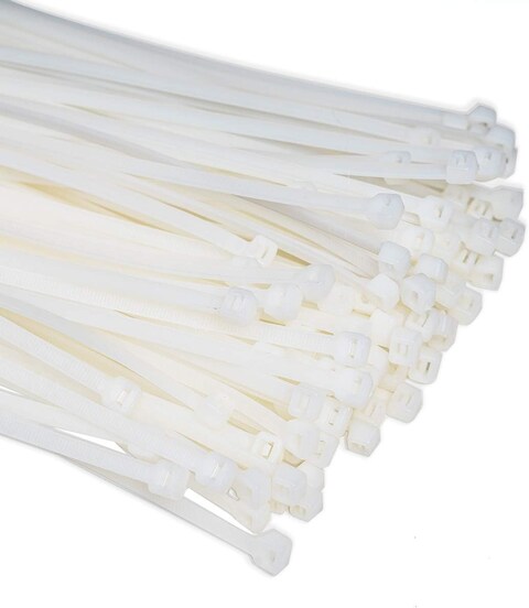AL ARQAM Zip Ties, 100 Pcs 2.5x150 MM Cable Tie, Adjustable Durable Self-locking Nylon Zip Cable Ties for Home Office Garage Workshop