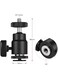 Generic - Adjustable Phone Holder Mini Tripod Ball Head Black