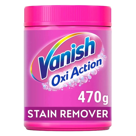 Vanish Oxi Action Fabric Stain Remover Powder 470g Pink