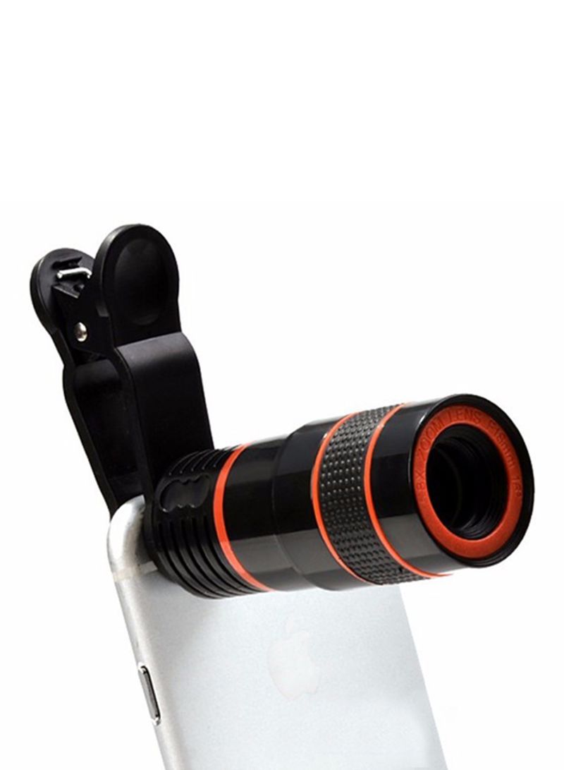 Generic - Telescope Camera Lens With Clip Black/Red