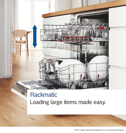 Bosch Series 4 Free-standing Dishwasher 60 cm, 13 Place Settings, 4 Programmes, EcoSilence Drive, Silver inox SMS44DI01T