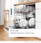 Bosch Series 4 Free-standing Dishwasher 60 cm, 13 Place Settings, 4 Programmes, EcoSilence Drive, Silver inox SMS44DI01T
