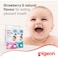 Pigeon Strawberry Flavour Baby Tooth And Gum Wipes 78291 White Pack of 20
