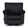 In House Velvet Rocking &amp; Rotating Recliner Chair - Dark Grey - H1