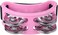 Mike Music Foot Tambourine Percussion With Double Row Steel Jingles, Foot Shaker Musical Instrument Drum For Kids (Foot Tambourine, Pink)