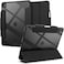 Spigen Ultra Hybrid Pro designed for iPad Pro 13 inch case cover (2024) M4 with Clear Transparent Back and Pencil Holder - Black