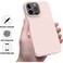 Protective Silicone Shockproof Slim Thin Case Cover For iPhone 14 Pro Max 6.7 inch (Pink)