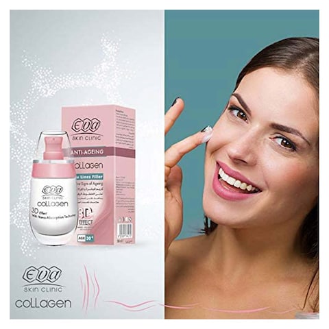 Eva Anti Ageing Collagen Fine Lines Filler 3D Effect Cream - 50 Ml