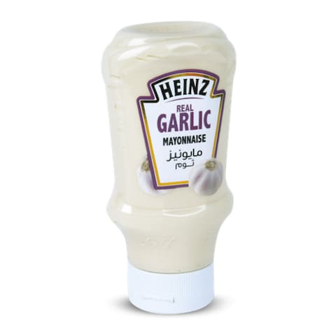 Buy Heinz Real Garlic Mayonnaise 400ml in Saudi Arabia