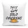 Loud Universe - Pubg Square Throw Pillow Solo Chicken White Pillow 16X16 inch