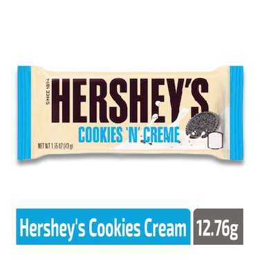 Hersheys Cookies N Creme Chocolate Bar 12.76g