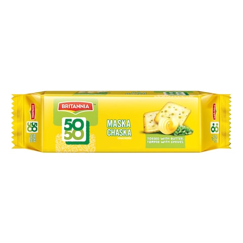 Buy Britannia 50-50 Maska Chaska Biscuit 71g in UAE