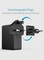 Anker - 4-Port Usb Plug Adapter With Uk And Eu Black