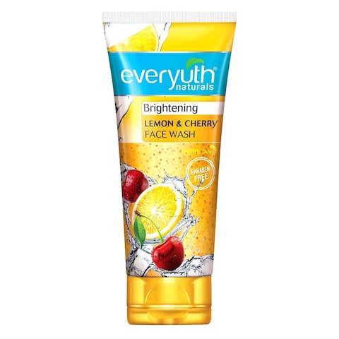 Everyuth Naturals Lemon And Cherry Face Wash Yellow 150g