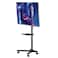 Porodo PD-TVCRT-BK Mobile TV Stands Dynamic Swivel &amp; Tilt (Adjustable Height) For 23"-60" Inch TVs