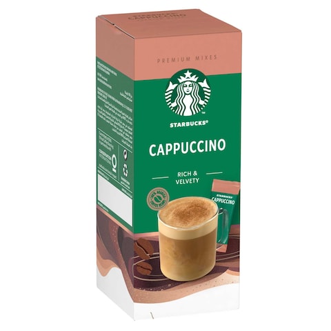 Starbucks Cappuccino Premium Instant Coffee Mix, 14g Pack of 5