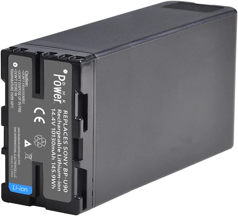 DMK Power BP-U90 Higher Capacity (10130mAh) Rechargeable Battery Compatible With Sony PMW-100, PMW-150, PMW-160, PMW-200, PMW-300, PMW-EX1, PMW-EX1R, PMW-EX3, PMW-EX160, etc.