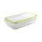 Hega Hermetic Rectangular Food Container - 500 Ml - White