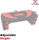 Max Strength Multi Level Aerobic Step Exercise Training Workout Stepper 2 To 5 Adjustable Step Levels Great For Home Gym, Cardio &amp; Palesta Pilates Yoga Sports