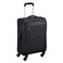 Delsey U-Lite Classic 3 4 Wheel Soft Case Luggage Trolley Bag 55cm Black