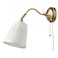 Wall Lamp Brass White