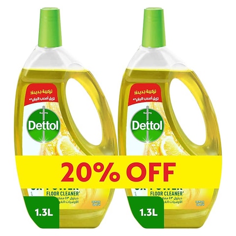 Dettol 4-in-1 Multi-Action Cleaner with Lemon - 1.3 Liter