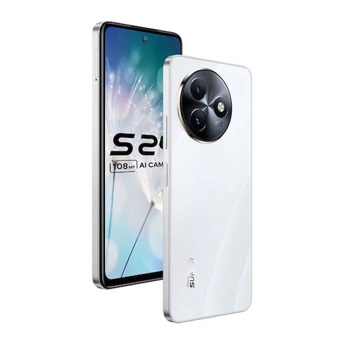 Itel S24 - 6.6-Inch 128GB/ 8GB RAM Dual SIM 4G - White