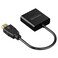 Promate HDMI TO VGA Converter Adapter Cable 1080P Male to Female for PC DVD HDTV and Laptop &ndash;  PROLINK-H2V Black