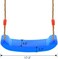 RBWTOYS New Swing Set with Bent Rectangular Shape Seat, Playset for Kids.  RW-13128.  Blue
