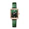 Women Leather Strap Waterproof Stylish Curren Watch 9082 Green