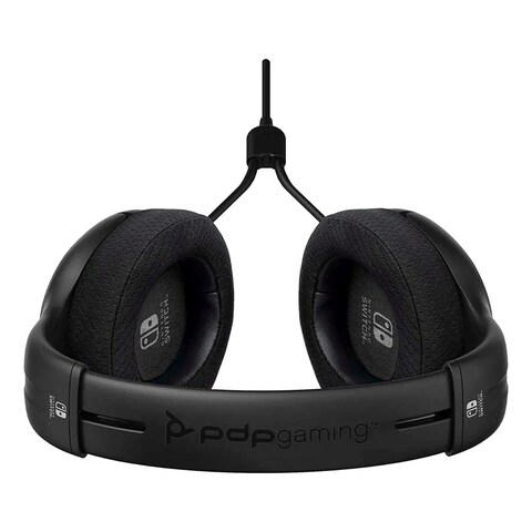 PDP LVL 40 Wired Over-Ear Stereo Gaming Headset With Mic Black