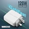 120W Super-speed GaNFast&trade; Charger with Power Delivery &amp; Quick Charge 3.1