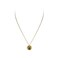 Aiwanto Necklace Gold Neck Chain With Round Shape Pendant Elegant Necklace Beautiful Gift Womens Girls Necklace