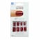 Kiss Gel Fantasy Artificial Nails - KGN10 Red, 24 Piece