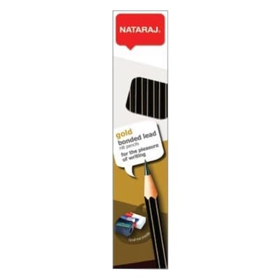 NATARAJ GOLD PENCILS (HEX) (HB)