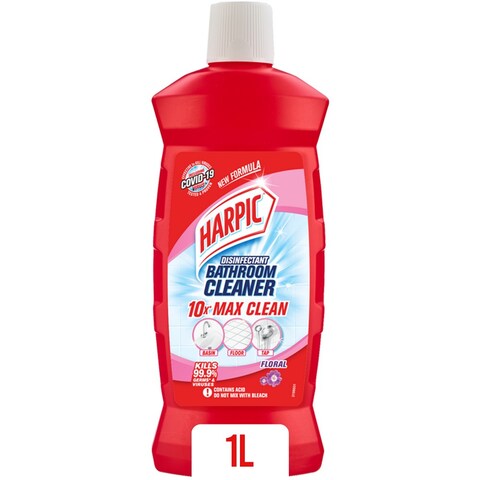 Harpic Disinfectant Lemon Bathroom Cleaner 1 lt