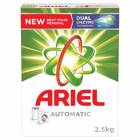 Ariel Laundry Powder Detergent Original Scent Suitable for Automatic Machines 2.5kg