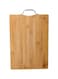Delcasa Wooden Cutting Board Brown 22x32centimeter